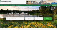 Desktop Screenshot of landsofillinois.com