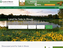 Tablet Screenshot of landsofillinois.com